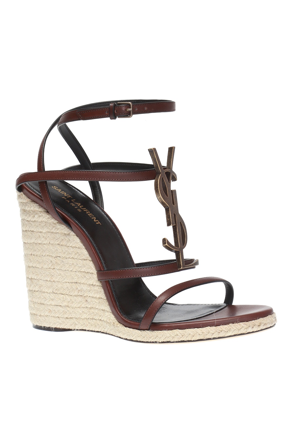 【Saint Laurent】23SS カサンドラ ウェッジ エスパドリーユ Cassandra' wedge sandals Saint Laurent - saint laurent andy